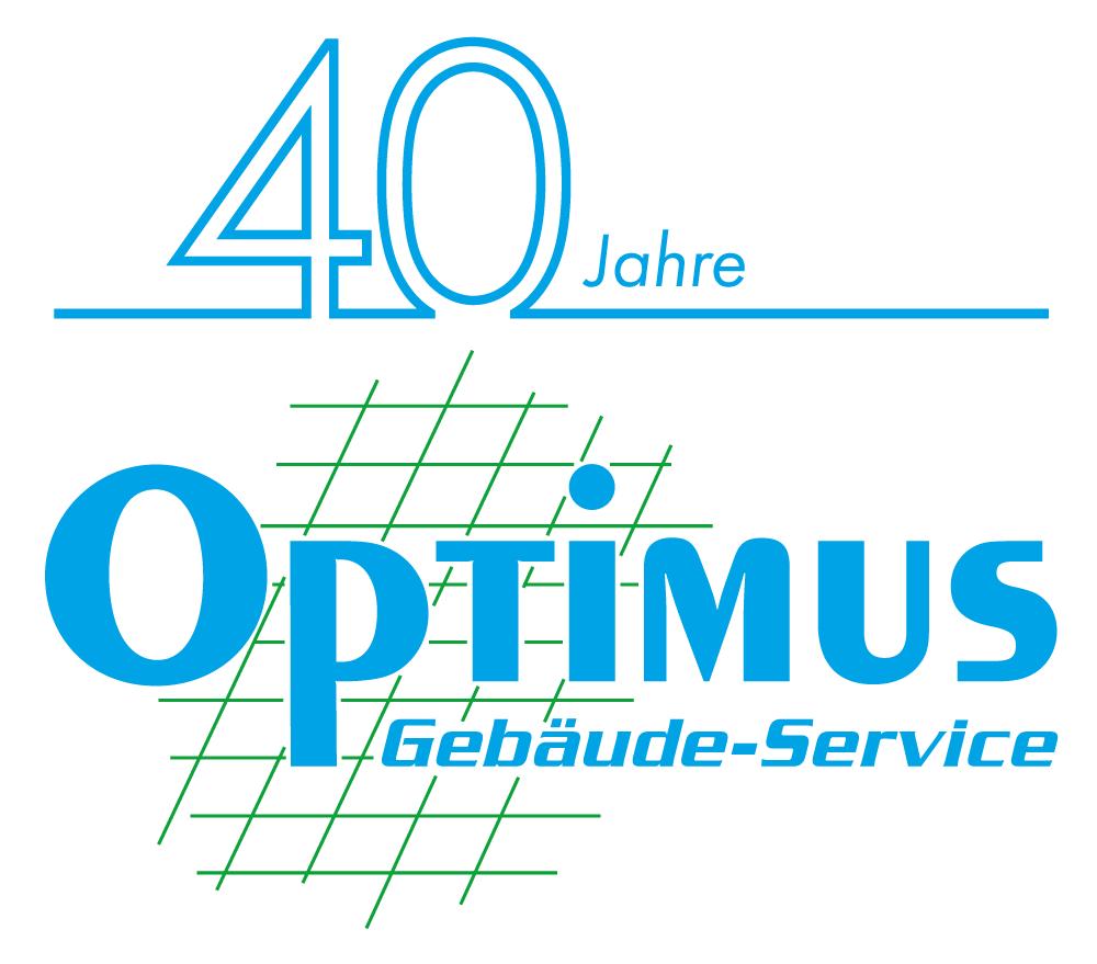 40 Jahre Optimus Gebäude-Service Logo
